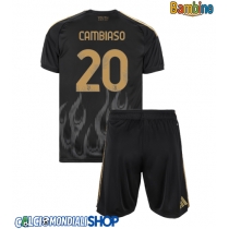Maglie da calcio Juventus Andrea Cambiaso #20 Terza Maglia Bambino 2026-27 Manica Corta + Pantaloni corti)